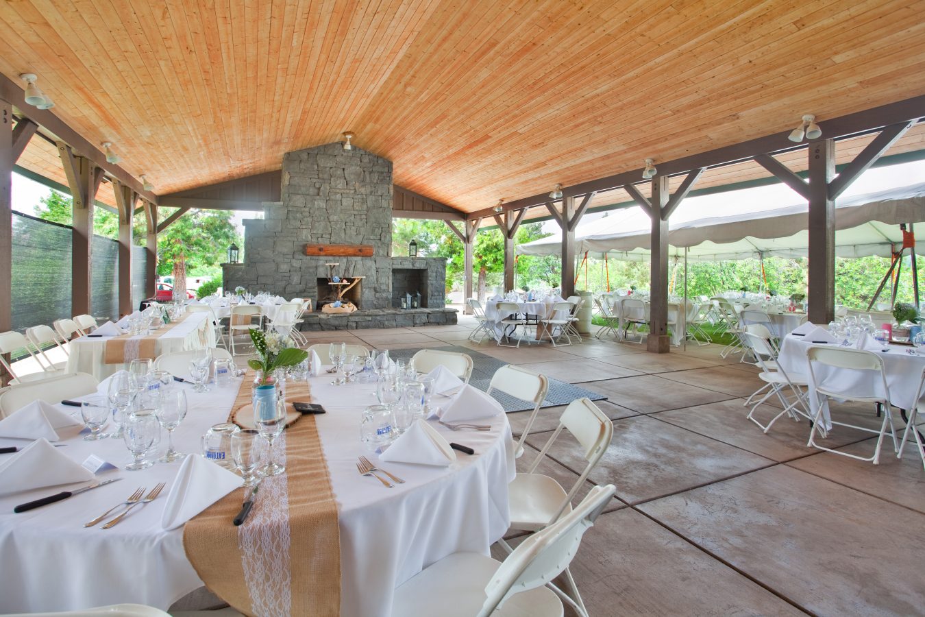 White Oak Pavilion at Running Y Resort