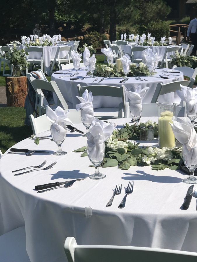 Wedding Banquet in White Oak Pavilion lawn
